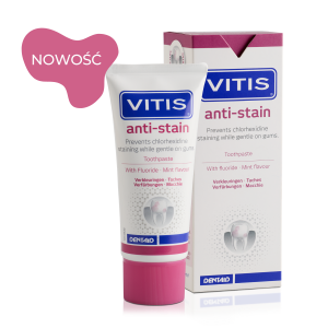 VITIS anti-stain pasta do zębów zapobiega przebarwieniom 50ml