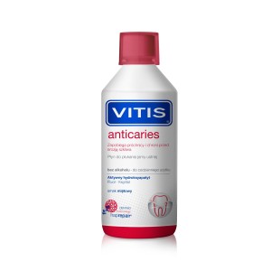 VITIS Anticaries płyn do płukania jamy ustnej przeciwpróchniczy 500ml